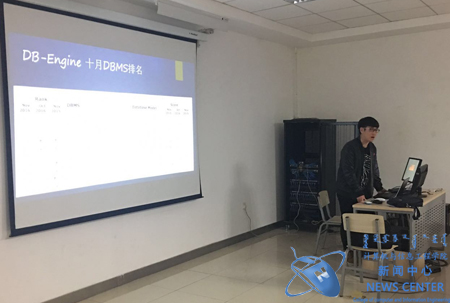 杨光学长传授经验 计算机院 祁铭星 摄